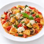 Gnocchi-Gemüsepfanne 2 Tomaten-Ricottasoße